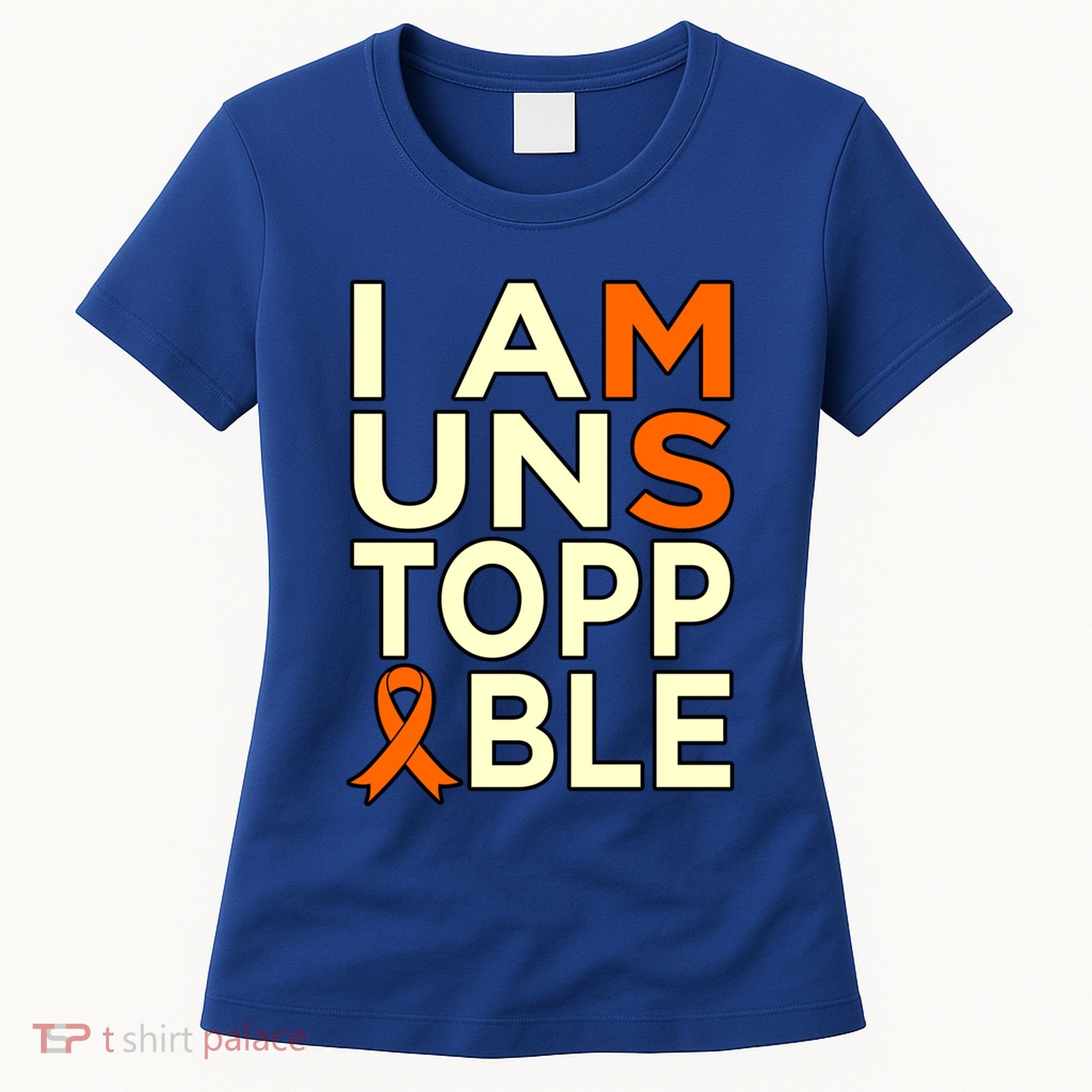 Unstoppable Multiple Sclerosis Awareness Support Graphic Cute Gift Women's T-Shirt