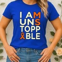 Unstoppable Multiple Sclerosis Awareness Support Graphic Cute Gift Women's T-Shirt thumb 2