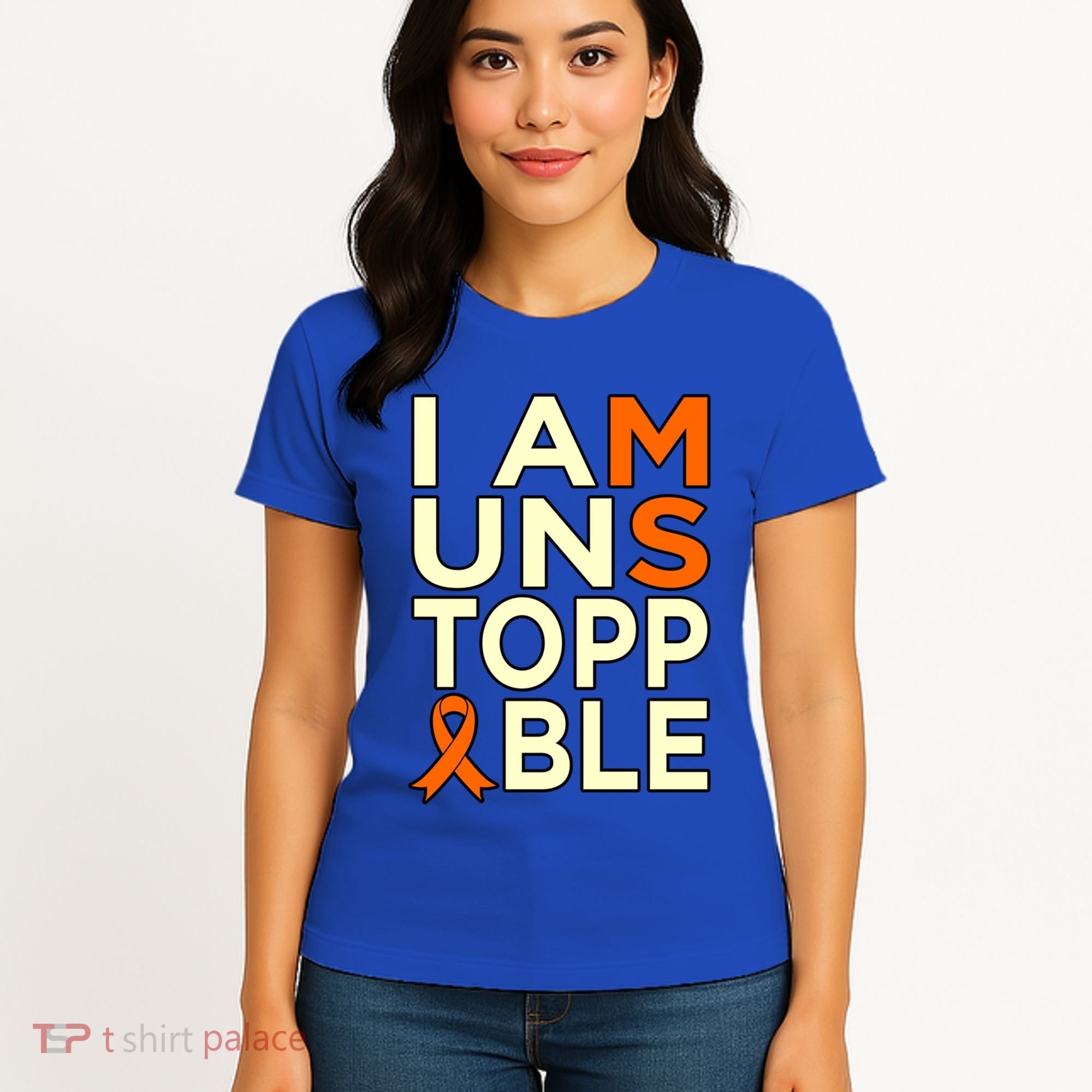 Unstoppable Multiple Sclerosis Awareness Support Graphic Cute Gift Women's T-Shirt
