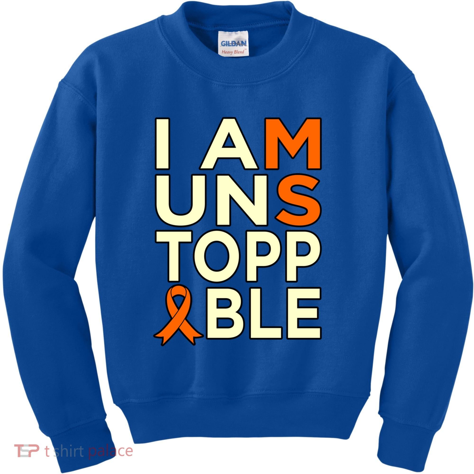 Unstoppable Multiple Sclerosis Awareness Support Graphic Cute Gift Kids Sweatshirt