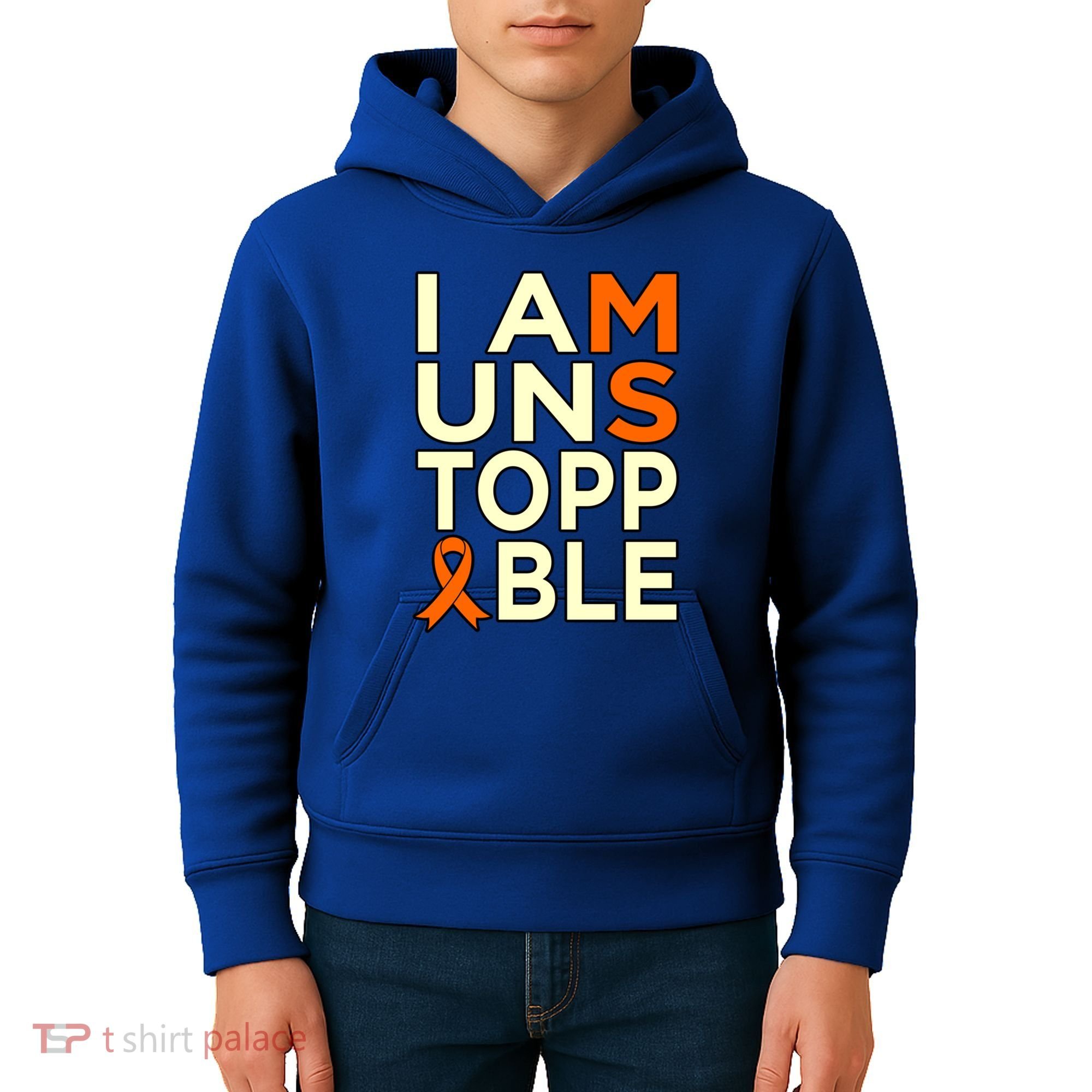 Unstoppable Multiple Sclerosis Awareness Support Graphic Cute Gift Kids Hoodie