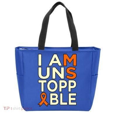 Unstoppable Multiple Sclerosis Awareness Support Graphic Cute Gift Tote Bag