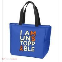 Unstoppable Multiple Sclerosis Awareness Support Graphic Cute Gift Tote Bag thumb 3