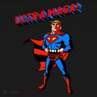 Ultra MAGA Superhero Parody Trump 2024 Anti Biden Bucket Hat thumb 4