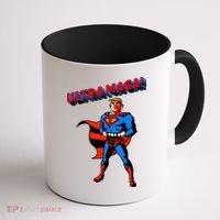 Ultra MAGA Superhero Parody Trump 2024 Anti Biden Coffee Mug thumb 1