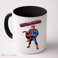 Ultra MAGA Superhero Parody Trump 2024 Anti Biden Coffee Mug thumb 0