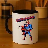 Ultra MAGA Superhero Parody Trump 2024 Anti Biden Coffee Mug thumb 4