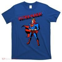 Ultra MAGA Superhero Parody Trump 2024 Anti Biden T-Shirt thumb 0