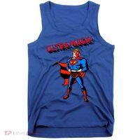Ultra MAGA Superhero Parody Trump 2024 Anti Biden Tank Top thumb 0