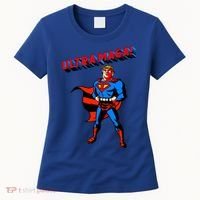 Ultra MAGA Superhero Parody Trump 2024 Anti Biden Women's T-Shirt thumb 0