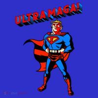 Ultra MAGA Superhero Parody Trump 2024 Anti Biden Kids T-Shirt thumb 4