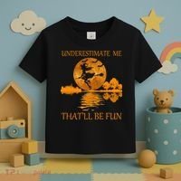 Underestimate Me That'll Be Fun Witch Toddler T-Shirt thumb 3