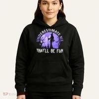 Underestimate Me Thatll Be Fun Funny Halloween Witch Sarcastic Quote Hoodie thumb 5