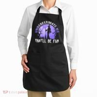 Underestimate Me Thatll Be Fun Funny Halloween Witch Sarcastic Quote Apron thumb 2