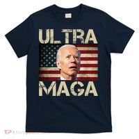 Ultra Maga Usa Flag Joe Biden Funny T-Shirt thumb 0