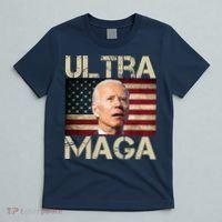 Ultra Maga Usa Flag Joe Biden Funny T-Shirt thumb 5