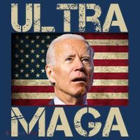 Ultra Maga Usa Flag Joe Biden Funny Women's Tank Top thumb 5