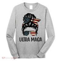 Ultra Maga Usa Female Bun Long Sleeve Shirt thumb 0