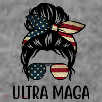 Ultra Maga Usa Female Bun Sweatshirt thumb 3