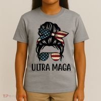 Ultra Maga Usa Female Bun T-Shirt thumb 4