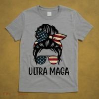 Ultra Maga Usa Female Bun T-Shirt thumb 5