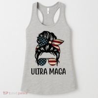 Ultra Maga Usa Female Bun Women's Tank Top thumb 0