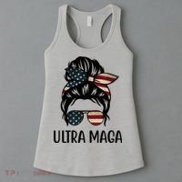 Ultra Maga Usa Female Bun Women's Tank Top thumb 3
