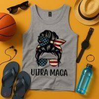 Ultra Maga Usa Female Bun Tank Top thumb 4