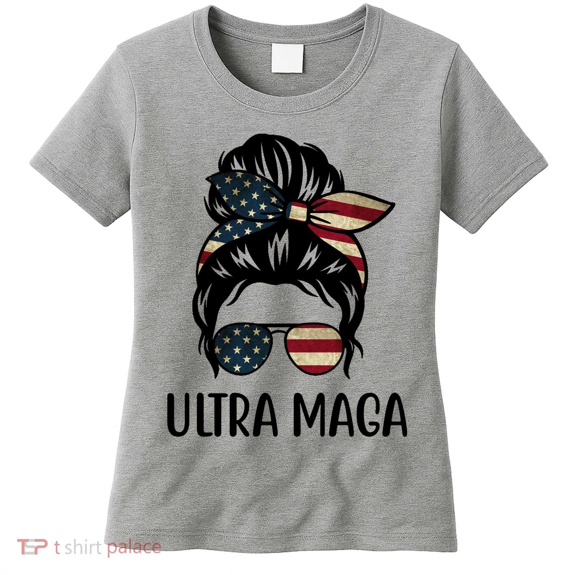 Ultra Maga Usa Female Bun Women's T-Shirt