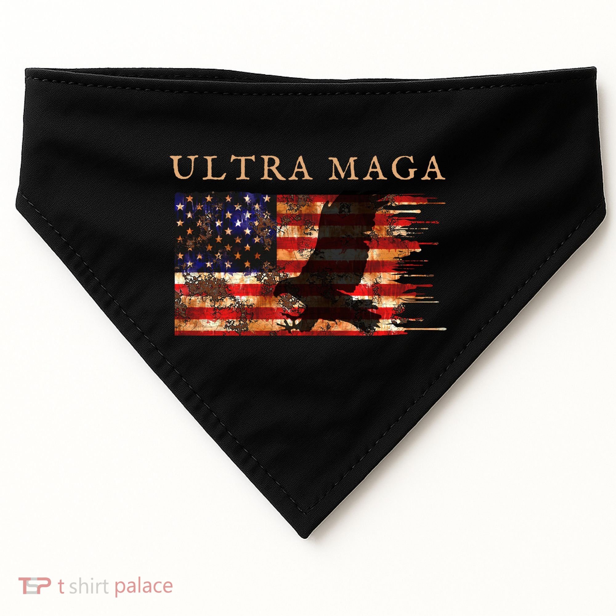 Ultra Maga Conservative Anti Biden USA-Made Doggie Bandana