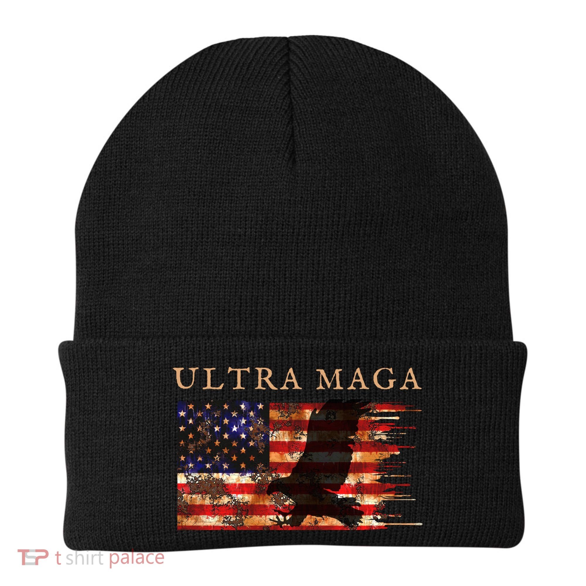 Ultra Maga Conservative Anti Biden Beanie