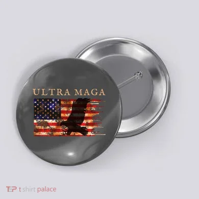 Ultra Maga Conservative Anti Biden Button