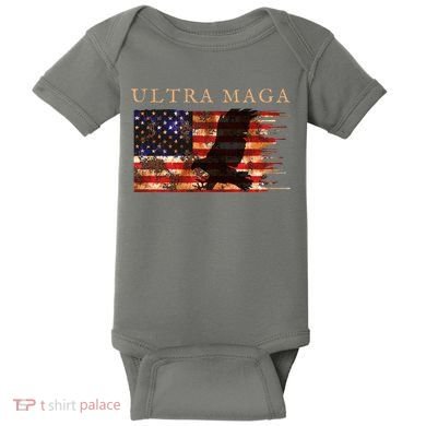 Ultra Maga Conservative Anti Biden Baby Bodysuit