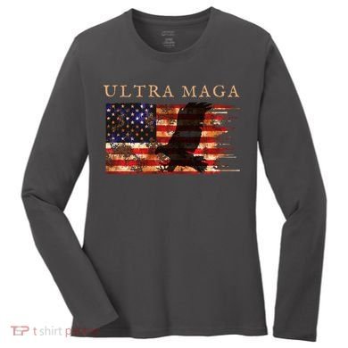 Ultra Maga Conservative Anti Biden Women's Long Sleeve Shirt