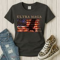 Ultra Maga Conservative Anti Biden Women's T-Shirt thumb 3
