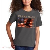 Ultra Maga Conservative Anti Biden Kids T-Shirt thumb 2