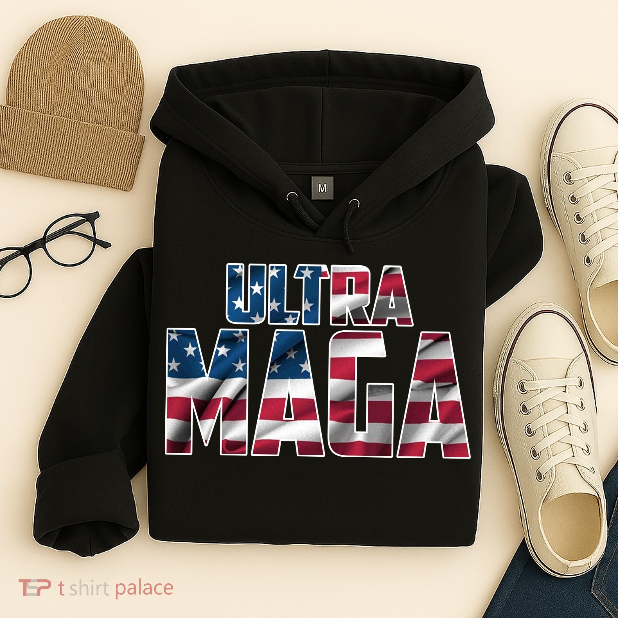 Ultra Maga USA Logo Hoodie