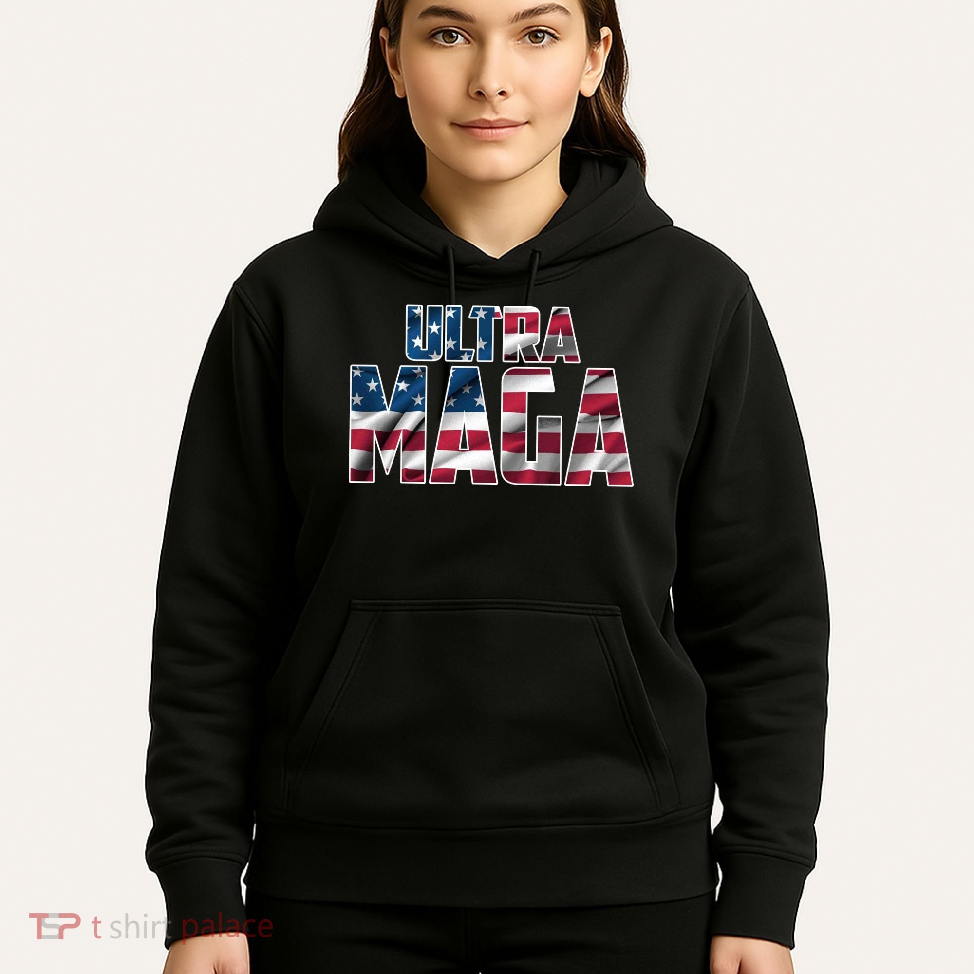 Ultra Maga USA Logo Hoodie
