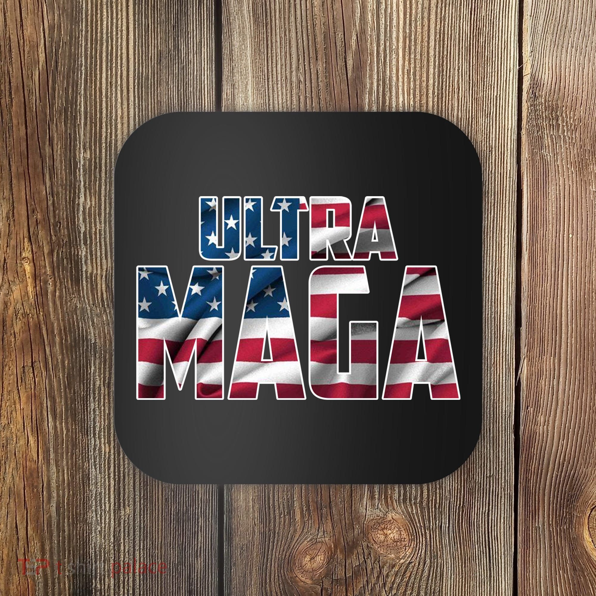 Ultra Maga USA Logo Coaster