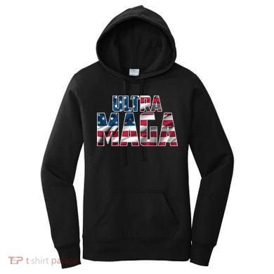 Ultra Maga USA Logo Women's Hoodie