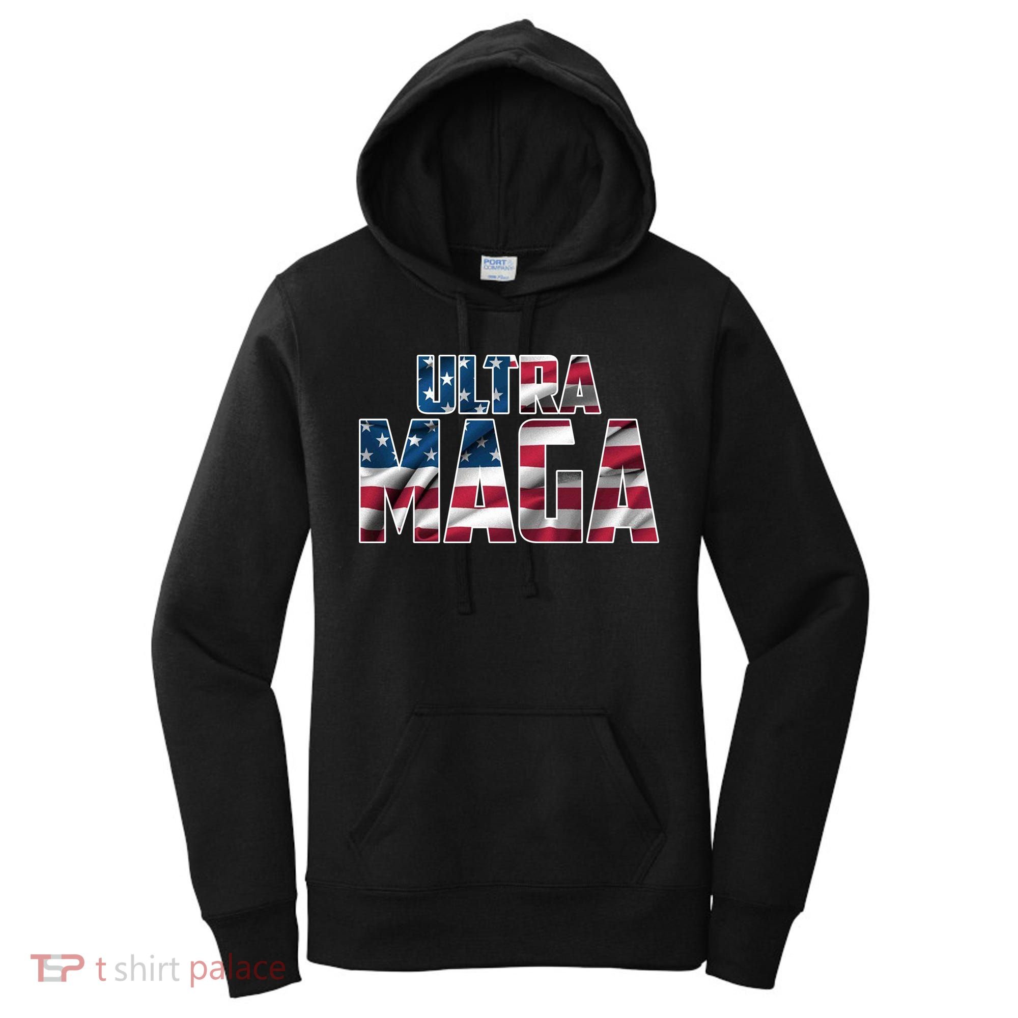 Ultra Maga USA Logo Women's Hoodie