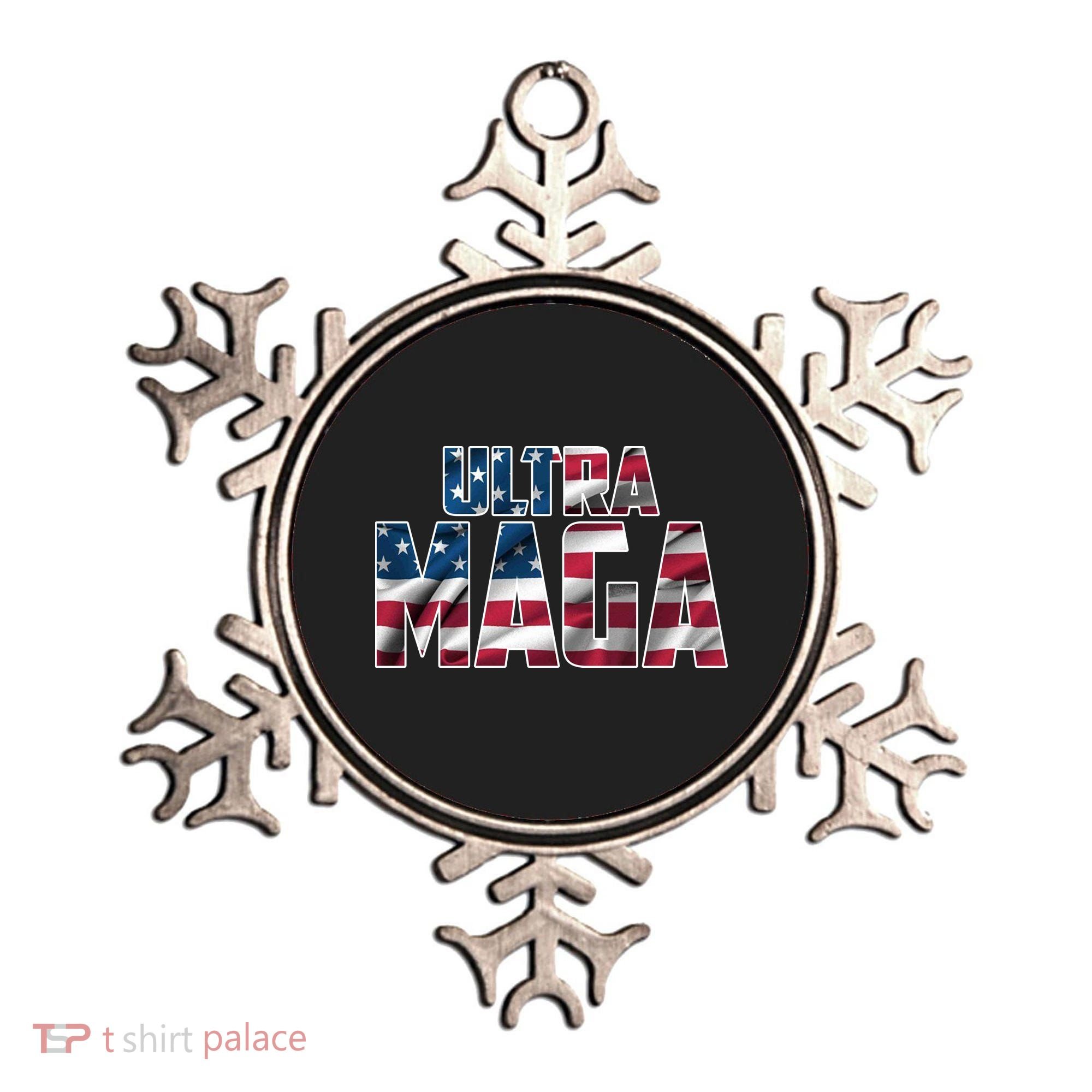 Ultra Maga USA Logo Ornament