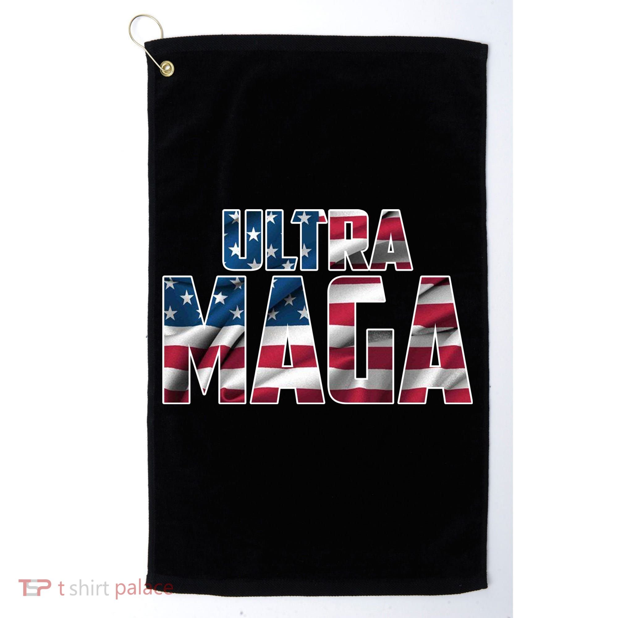 Ultra Maga USA Logo Golf Towel