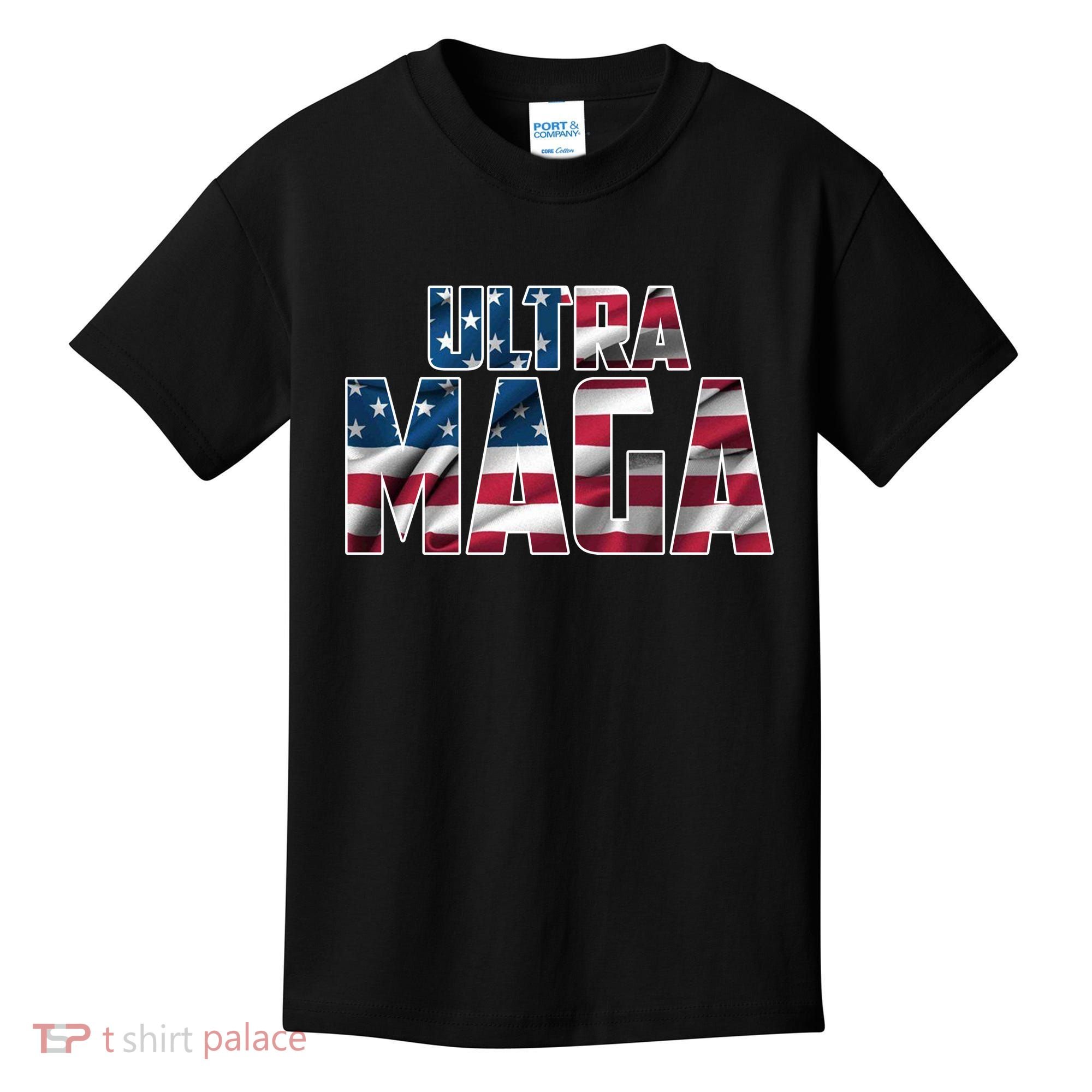 Ultra Maga USA Logo Kids T-Shirt