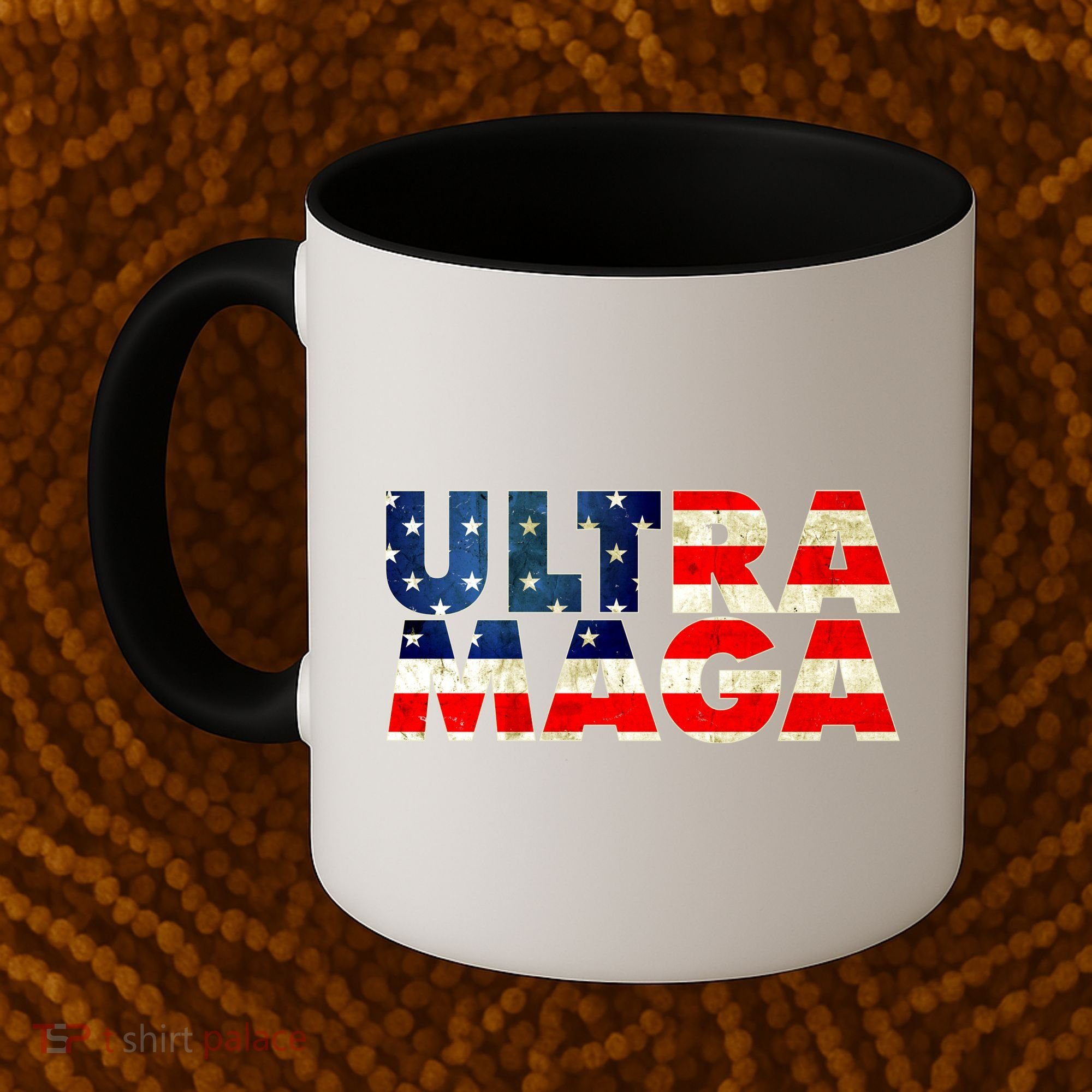 Ultra Maga USA American Flag Coffee Mug