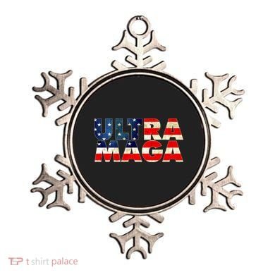 Ultra Maga USA American Flag Ornament