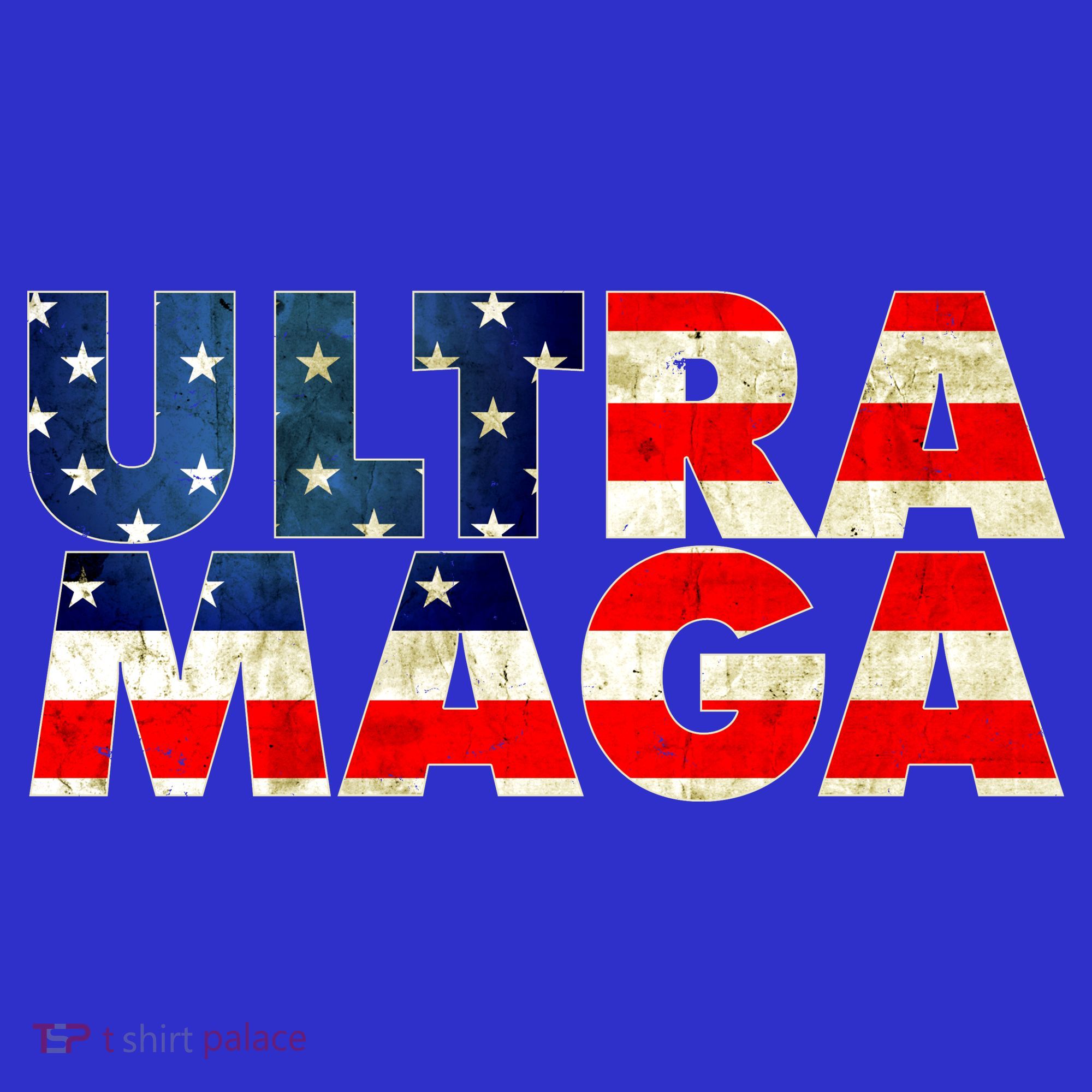 Ultra Maga USA American Flag Long Sleeve Shirt