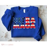 Ultra Maga USA American Flag Sweatshirt thumb 2