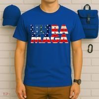 Ultra Maga USA American Flag T-Shirt thumb 6