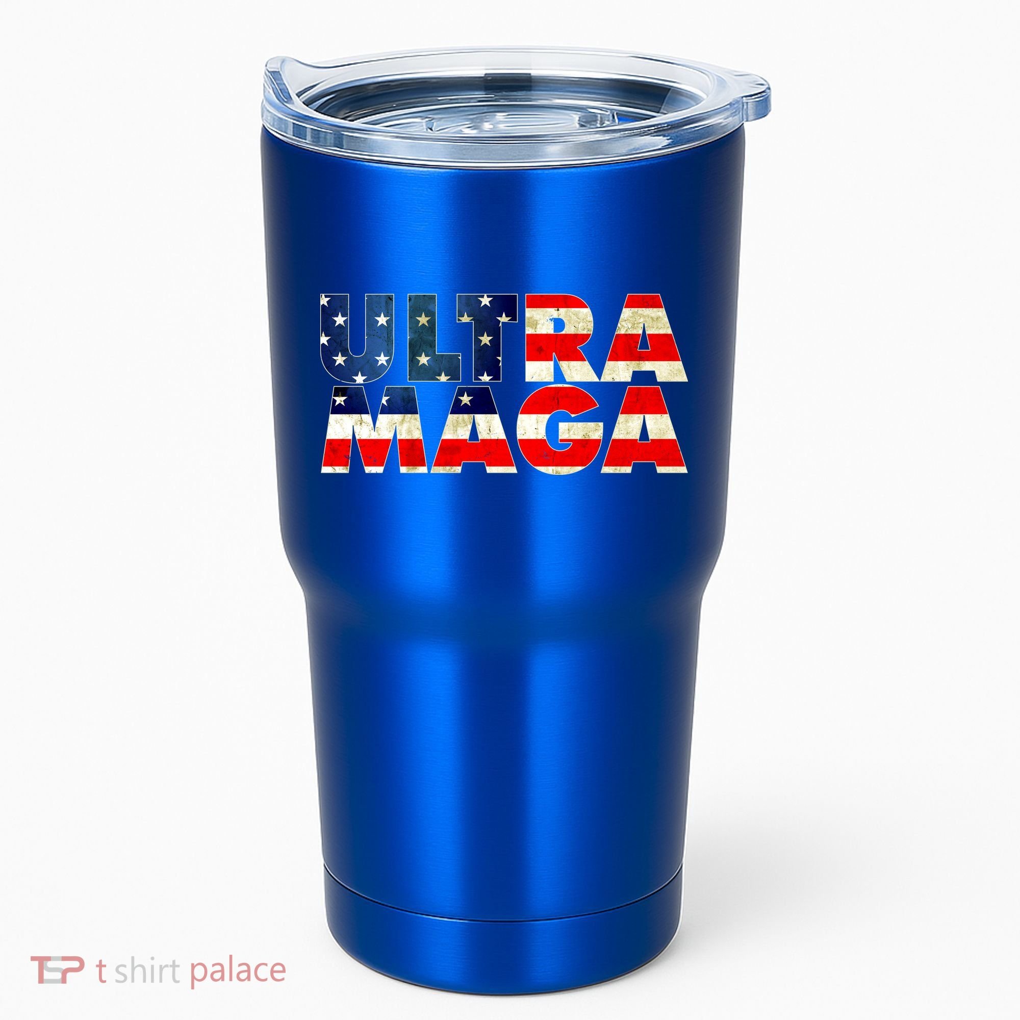 Ultra Maga USA American Flag Tumbler
